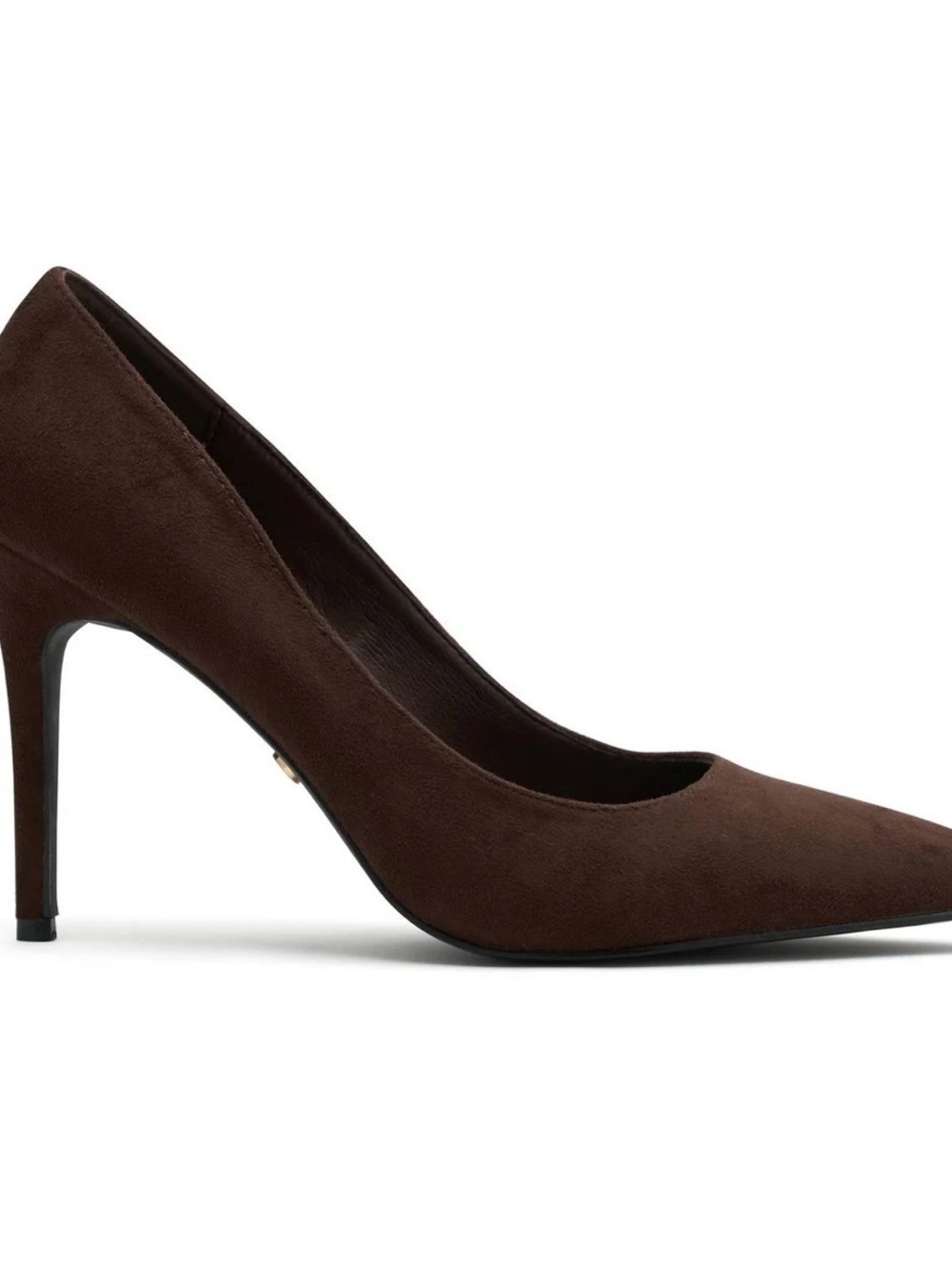 White Fox Alara Heels Chocolate Faux Suede NEVER WORN Size 6 - Picture 2 of 8